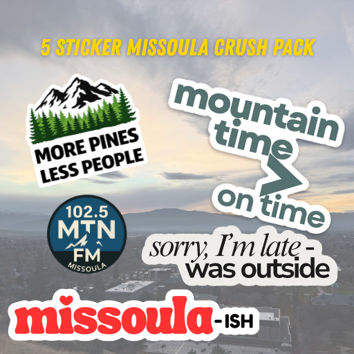 🏔 Missoula Crush Pack (5 Stickers)
